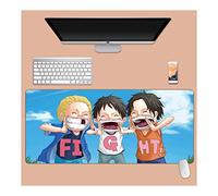 ITBT One Piece XXL Anime Alfombrilla para ratón 900 x 400 mm - Speed Gaming Mousepad - Mouse Pad para Ordenador - 3mm Goma Antideslizante, para Gamers Ordenador, PC y Laptop, A