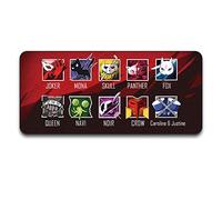 ITBT Persona 5 Alfombrilla de Ratón Anime Gaming Mouse Pad XXL 900x400x3 mm,Impermeable con 3mm Base de Goma Antideslizante,Special-Textured Superficie para Ordenador, PC y Laptop, B