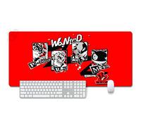 ITBT Persona 5 XXL Anime Alfombrilla para ratón 900 x 400 mm - Speed Gaming Mousepad - Mouse Pad para Ordenador - 3mm Goma Antideslizante, para Gamers Ordenador, PC y Laptop, C