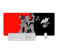 ITBT Persona 5 XXL Anime Alfombrilla para ratón 900 x 400 mm - Speed Gaming Mousepad - Mouse Pad para Ordenador - 3mm Goma Antideslizante, para Gamers Ordenador, PC y Laptop, B