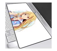 ITBT Pet Girl of Sakurasou Alfombrilla Raton Anime Gaming Mouse Pad XXL 900x400x3 mm,Impermeable con 3mm Base de Goma Antideslizante,Special-Textured Superficie para Ordenador, PC y Laptop, F