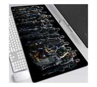 ITBT Rainbow Six XXL Anime Alfombrilla para ratón 800 x 300 mm - Speed Gaming Mousepad - Mouse Pad para Ordenador - 3mm Goma Antideslizante, para Gamers Ordenador, PC y Laptop, C