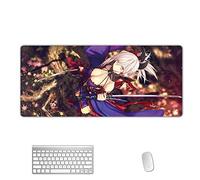 ITBT Saber Fate XXL Anime Alfombrilla para ratón 900 x 400 mm - Speed Gaming Mousepad - Mouse Pad para Ordenador - 3mm Goma Antideslizante, para Gamers Ordenador, PC y Laptop, D