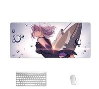 ITBT Saber Fate XXL Anime Alfombrilla para ratón 900 x 400 mm - Speed Gaming Mousepad - Mouse Pad para Ordenador - 3mm Goma Antideslizante, para Gamers Ordenador, PC y Laptop, I