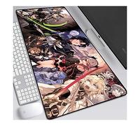 ITBT Seraph of The End 800x300mm Anime Mouse Pad, Alfombrillas de Teclado, Alfombrilla de ratón Profesional extendida XXL Grande para Juegos con Base de Goma Gruesa de 3 mm, para computadora PC, C