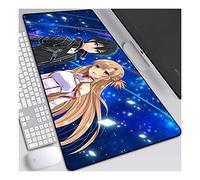 ITBT Sword Art Online Alfombrilla Raton Anime Gaming Mouse Pad XL 700x300x3 mm,Impermeable con 3mm Base de Goma Antideslizante,Special-Textured Superficie para Ordenador, PC y Laptop,B