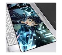 ITBT Sword Art Online Alfombrilla Raton Anime Gaming Mouse Pad XXL 900x400x3 mm,Impermeable con 3mm Base de Goma Antideslizante,Special-Textured Superficie para Ordenador, PC y Laptop, A