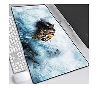 ITBT The Elder Scrolls Tappetino per XXL Mouse da Gioco - Gaming Mousepad Extra Grande 900 x 400mm - Pad 3mm con Base in Gomma Antiscivolo - Spessore 3mm Anime Tappetino Mouse, F