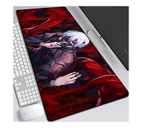ITBT Tokyo Ghoul Anime Alfombrillas de Ratón - Gaming Mousepad 900x400mm, 3mm Base de Goma Antideslizante, Superfície con Textura Especial, Compatible con ratón láser y óptico, para PC y Laptop, E
