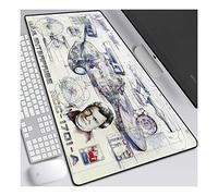 ITBT Universe Galaxy Alfombrilla Raton Anime Gaming Mouse Pad XL 700x300x3 mm,Impermeable con 3mm Base de Goma Antideslizante,Special-Textured Superficie para Ordenador, PC y Laptop,A