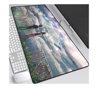 ITBT Weathering with You Alfombrilla Raton Anime Gaming Mouse Pad XXL 900x400x3 mm,Impermeable con 3mm Base de Goma Antideslizante,Special-Textured Superficie para Ordenador, PC y Laptop, B