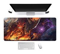 ITBT World of Warcraft Alfombrilla Raton Anime Gaming Mouse Pad XXL 900x400x3 mm,Impermeable con 3mm Base de Goma Antideslizante,Special-Textured Superficie para Ordenador, PC y Laptop, C