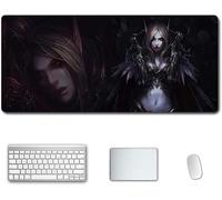 ITBT World of Warcraft Alfombrilla Raton Anime Gaming Mouse Pad XXL 900x400x3 mm,Impermeable con 3mm Base de Goma Antideslizante,Special-Textured Superficie para Ordenador, PC y Laptop, F