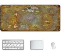 ITBT World of Warcraft XXL Anime Alfombrilla para ratón 900 x 400 mm - Speed Gaming Mousepad - Mouse Pad para Ordenador - 3mm Goma Antideslizante, para Gamers Ordenador, PC y Laptop, F