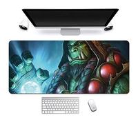 ITBT World of Warcraft XXL Anime Alfombrilla para ratón 900 x 400 mm - Speed Gaming Mousepad - Mouse Pad para Ordenador - 3mm Goma Antideslizante, para Gamers Ordenador, PC y Laptop, N