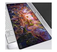 ITBT World of Warcraft XXL Anime Alfombrilla para ratón 900 x 400 mm - Speed Gaming Mousepad - Mouse Pad para Ordenador - 3mm Goma Antideslizante, para Gamers Ordenador, PC y Laptop, E