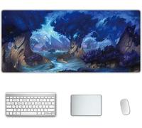ITBT World of Warcraft XXL Anime Alfombrilla para ratón 900 x 400 mm - Speed Gaming Mousepad - Mouse Pad para Ordenador - 3mm Goma Antideslizante, para Gamers Ordenador, PC y Laptop, G