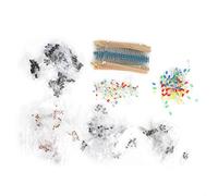 ITCLEYMDZV 1565PCS Electronic Components Assortment Kit with Electrolytic Capacitor Ceramic Capacitor LED Diode Transistor Resistor for Board Repair