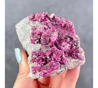 ITCLEYMDZV Cobaltian Calcite Crystal and Stones Rough Fountain Home Garden Decor Yoga DIY Stone,150~200g