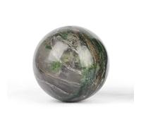 ITCLEYMDZV Crystal Rough Stone Polished African Jade Ball Ornaments Collection,Green,65~70mm