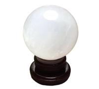 ITCLEYMDZV Crystal Sphere Rough White Crystal Ball Glass Ball Office Lucky Ball Feng Shui Dedication polishing Gift Ornaments Fortune,White Crystal ball-12cm