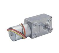 ITCLEYMDZV JGY-2430 Arrancador de Engranaje helicoidal de 12 V CC, Reductor de 25 RPM, Engranaje metálico de Alto par, Reverso, autobloqueo, sin escobillas, de Baja Velocidad