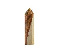 ITCLEYMDZV Picture Jasper Single-Pointed Hexagonal Prism Crystal Point - 33×8 mm (~4g) - One-of-a-Kind Stone for, Decor & Gift