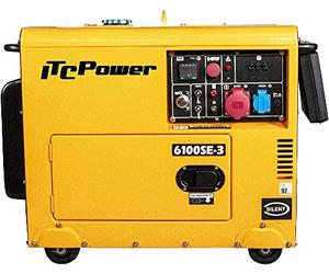ITCPower Generador Diésel Trifásico Insonorizado 400V Profesional - Grupo Electrógeno Silencioso con Arranque Eléctrico y AVR para Empresas - Generador Alta Fiabilidad Uso Intensivo