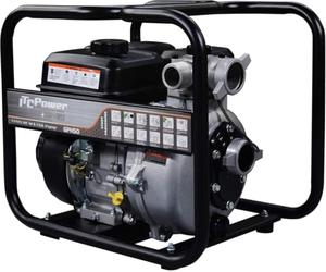ITCPower GPH50 Motobomba de Gasolina Alta Presión 7 CV - Bomba de Agua 2" (50 mm), 500 L/min, Altura Máx. 65 m, Motor 200 cc para Riego, Trasvase y Uso Agrícola