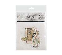 ITD Collection - Mini papel de arroz Set creativo 14,8 x 14,8 cm (6 hojas), papel de arroz decoupage para scrapbooking y manualidades, multicolor (RSM030- HS code 48021000)