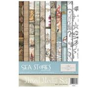 ITD Collection -Pack Scrapbooking A4 Accesorios-Set Decoupage-Set Papel Scrapbook con Papel Pergamino-Tamaño 210x297mm (MS033 - HS code 48021000)