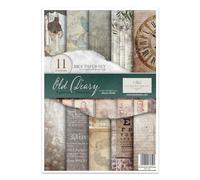ITD Collection - Papel de arroz creativo A4 Decoupage Rice Paper Sheet 29,7 x 21 cm, técnica de servilletas, multicolor (RP032- Old Diary Ephemeral Moments- HS code 48021000)