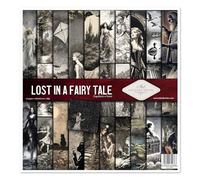 ITD Collection - Papier Scrapbooking - Materiel kit complet - Feuilles Décoratif pour Loisirs Créatifs Collage DIY Albums Photos 10 feuilles + 1 - Lost in a Fairy Tale - SLS-085