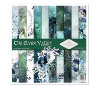 ITD Collection - Paquete de papel Decoupage - Decopatch Papel 310 x 320 mm - Scrapbooking - Papel decorativo para álbumes de bricolaje Bullet Journals (The Elven Valley, SLS-005)