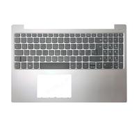 ITECNOWORLD Envío en 24-48h - Carcasa con Teclado español Compatible con portátil Lenovo Ideapad 330S-15IKB 330S-15ARR 330S-15AST Plata Silver