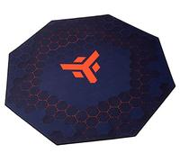 Itek Alfombra Octogonal para Silla Gaming 120 x 120 cm - Base Antideslizante, Grosor 3 mm - Protección Suelo para sillas de Juegos y Oficina