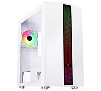 Itek Caja Pc LIFLIG W41 - Minitorre Gaming, mATX, Ventilador ARGB 12cm, 2xUSB3, Panel Lateral de Cristal Templado, edición Blanca