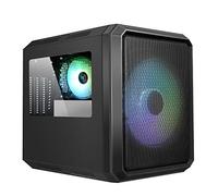 Itek Case QBO 8 EVO - Micro ATX, USB3, 200+120mm ARGB Fan, Card Reader, 3X Trasp Window
