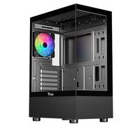 Itek Case SHOWBUI 33B - Torre Gaming, ATX, Ventilador ARGB de 12 cm, Panel Frontal y Lateral Temp Glass