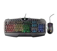 Itek Combo teclado y ratón T20 – membrana RGB, multimedia, ratón con software RGB, sensor P3212