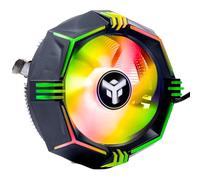 Itek Disipador de aire ICY-4LPR - Skt universal, 65 W TDP, perfil bajo, RGB Rainbow