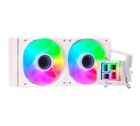 Itek Disipador líquido Hydro Cube 240 W - 240 mm - Skt Universal - PWM fan ARGB - White Edition