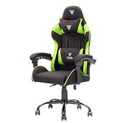 Itek Gaming Chair Rhombus FF10, Tejido, Negro Y Verde, Normale
