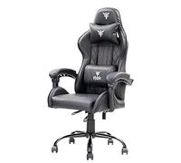 Itek Gaming Chair Rhombus PF10, Cloruro de polivinilo, Negro, Normale