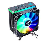 Itek ICY-4HLA Disipador de aire universal, 150 W TDP, 4 HP, ventilador 12 cm, negro completo, ARGB - Gaming