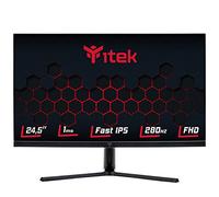 Itek Monitor GGF - 24,5 Pulgadas Flat, FHD 1920 x 1080, Fast IPS, 280 Hz, 16:9, 1ms G2G, HAS, 2xHDMI, 2xDP, Speaker, HDR, Adaptive Sync, Negro