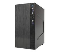Itek SMALLCOM-B Case Mini Tower, mATX, 2xUSB3, 2XUSB2, Brushed, Negro