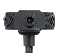 Itek Webcam W300 Full HD 1080p con micrófono y trípode - USB Plug & Play, 30 fps, Ideal para videollamadas, Streaming y teletrabajo