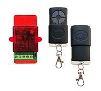 Itelecomandi sistema de apertura de puerta, interruptor con 2 mandos a distancia para cerradura eléctrica, 12-24 V. es directa con la llave para la apertura de la puerta sin cable de alimentación c