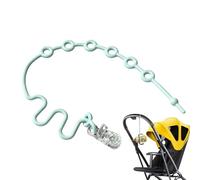 Item Tether - Flexible Silicone Holder 20cm-40cm, Reliable Soother Clip | Loss Prevention Teething Strap, Outdoor Pram Fastener for Vehicle Seat Nursery Backpack Feeding Bottle Keeper Child Care